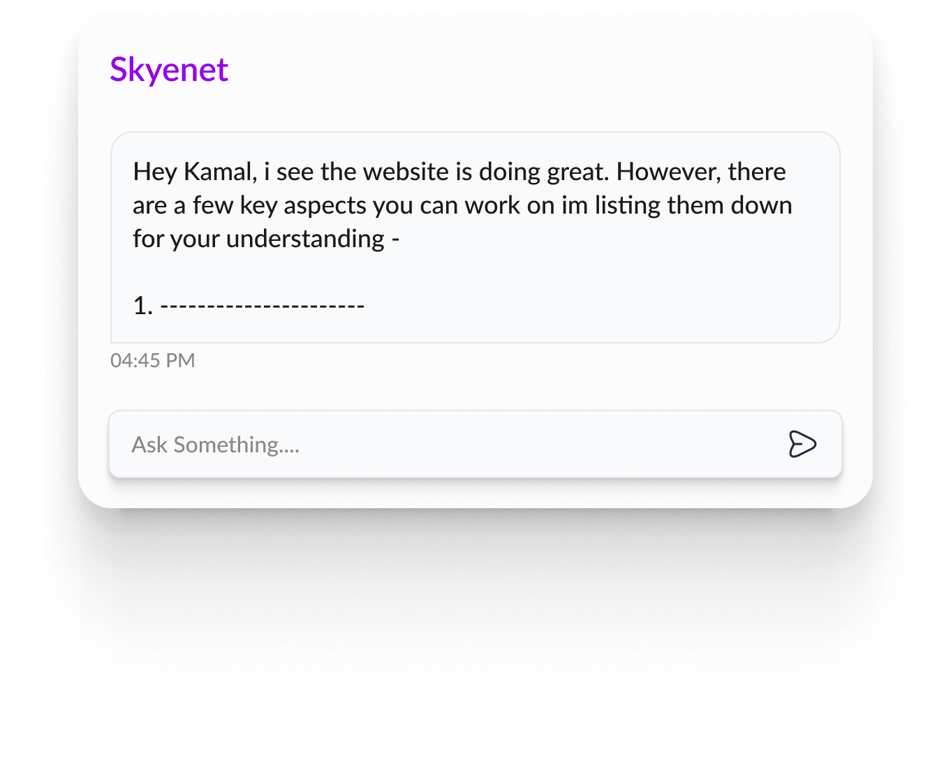 AI Suggestion